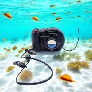 Sealife DC1200 5x Optical Zoom Black Underwater Camera Housing